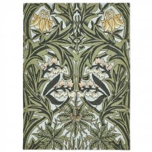 Luxusní květinový koberec Morris & Co Bluebell leafy arbour green 127607 Brink & Campman