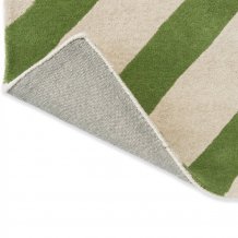 Pruhovaný vlněný koberec Harlequin Paper Straw peridot 144317 Brink & Campman