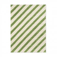 Pruhovaný vlněný koberec Harlequin Paper Straw peridot 144317 Brink & Campman